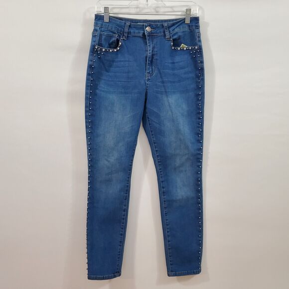 Oak & Vine Denim Jeans Junior Size 12 Blue Medium Wash NWT - Picture 15 of 15